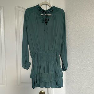 Women’s long sleeve ruffle dress
